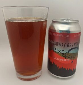 Broadway Brewery Rise & Fall Octoberfest review